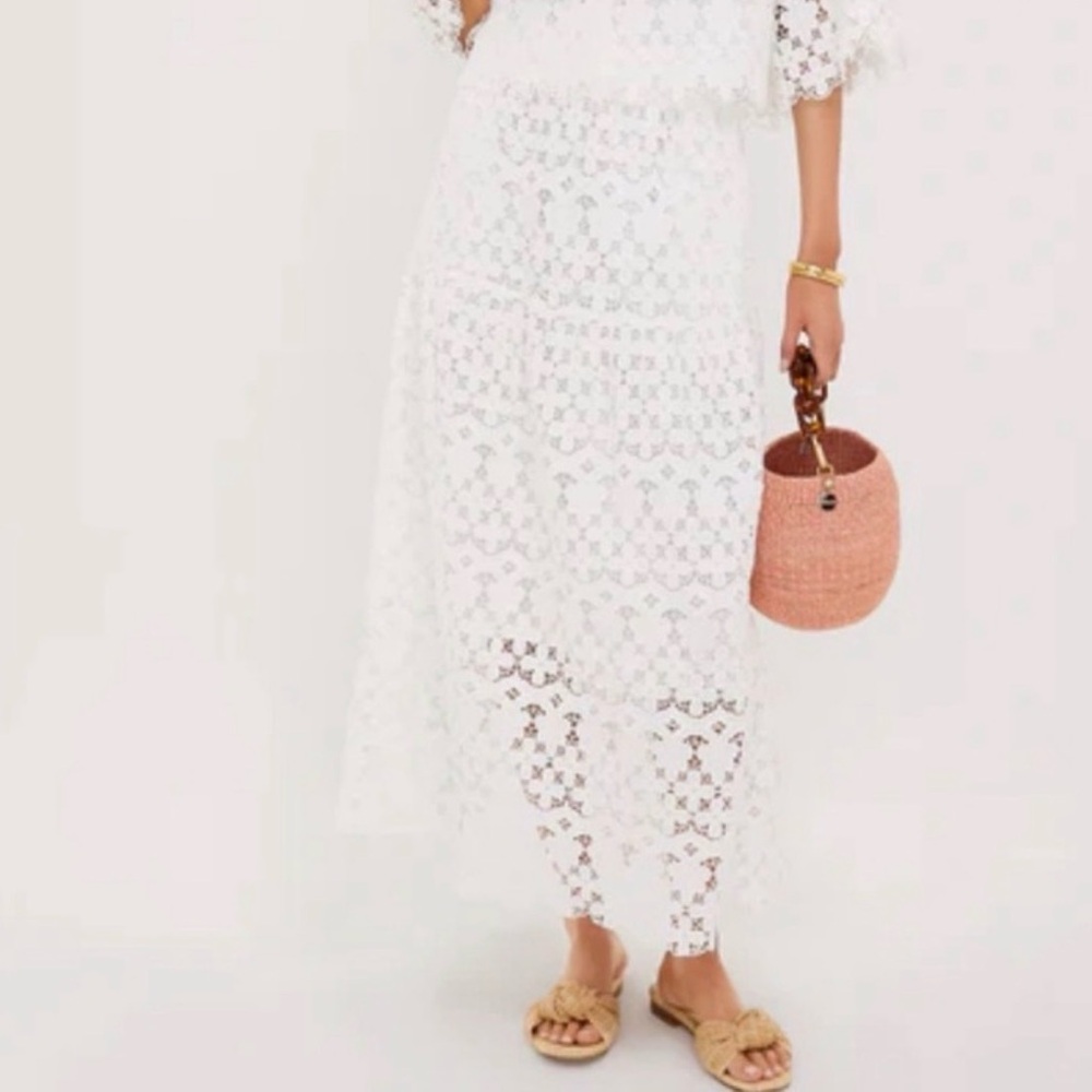 Tuckernuck White Lace Cassia Skirt